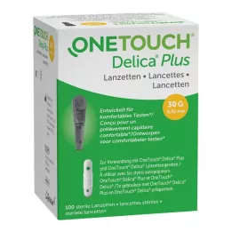 ONE TOUCH Delica Plus nõelalantsetid, 100 tk