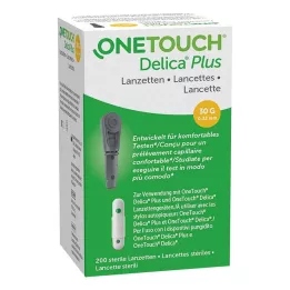 ONE TOUCH Delica Plus nõelalantsetid, 200 tk