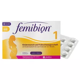 FEMIBION 1 viljakus+varajane rasedus ilma joodita tabletid, 60 tk