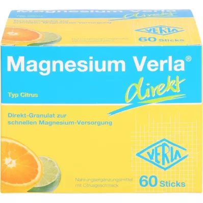 MAGNESIUM VERLA otsegraanulid tsitrus, 60 tk