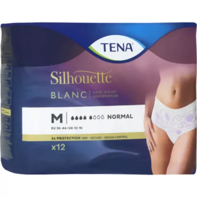 TENA SILHOUETTE tavaline M blanc, 12 tk