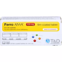 FERRO AIWA 100 mg õhukese polümeerikattega tabletid, 20 tk