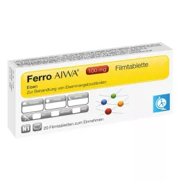 FERRO AIWA 100 mg õhukese polümeerikattega tabletid, 20 tk