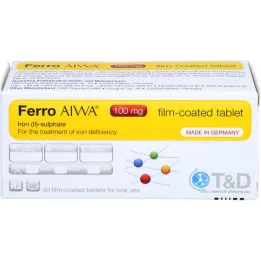 FERRO AIWA 100 mg õhukese polümeerikattega tabletid, 50 tk