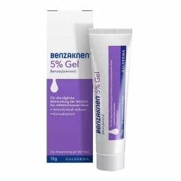 Benzaknen® 5% geel kerge kuni mõõduka akne jaoks, 15 g