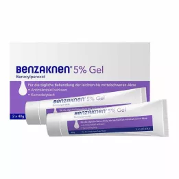 BENZAKNEN 5% geel, 2X40 g