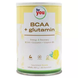 FOR YOU BCAA+glutamiin Energy &amp; Recovery Lemon, 480 g