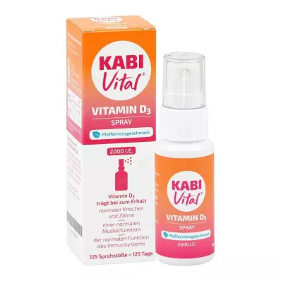 Kabivital 2000 I.e.D3 pihustatav piparmündimaitse (25 ml)