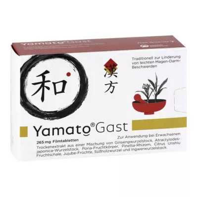 YAMATOGAST 265 mg õhukese polümeerikattega tabletid, 63 tk