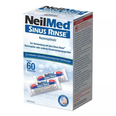 Neilmed Sinus Rinse ninaloputusvedeliku soola doseerimiskott, 60X2,4 g Neilmed Sinus Rinse ninaloputusvedeliku soola doseerimiskott, 60X2,4 g