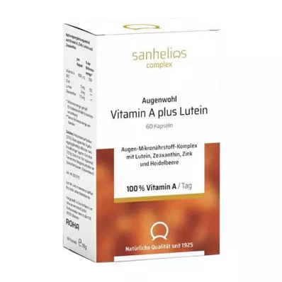 SANHELIOS Augenwohl A-vitamiini ja luteiini kapslid, 60 kapslit