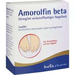 AMOROLFIN beeta 50 mg/ml toimeainet sisaldav küünelakk, 3 ml