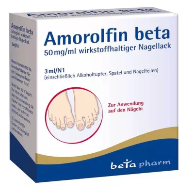 Amorolfiin beeta 50 mg/ml aktiivne küünelakk, 3 ml