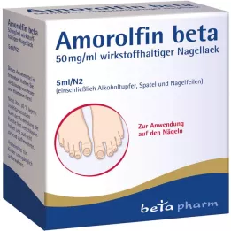 AMOROLFIN beeta 50 mg/ml toimeainet sisaldav küünelakk, 5 ml