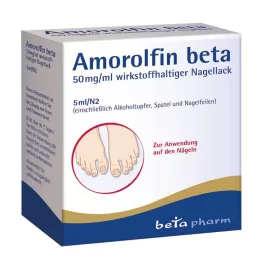AMOROLFIN beeta 50 mg/ml toimeainet sisaldav küünelakk, 5 ml