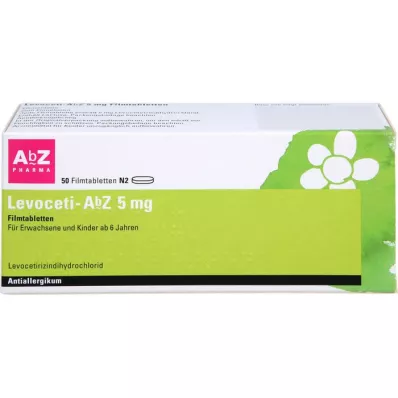 LEVOCETI-AbZ 5 mg õhukese polümeerikattega tabletid, 50 tk