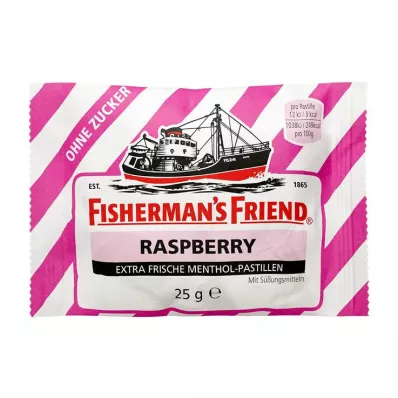 FISHERMANS FRIEND Vaarika ilma suhkruta pastillid, 25 g