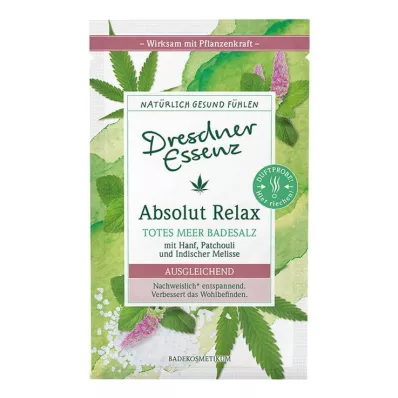 DE Absolut Relax tervisevann kanepiga, 60 g