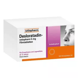 DESLORATADIN-ratiopharm 5 mg õhukese polümeerikattega tabletid, 100 tk