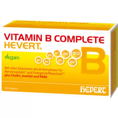 VITAMIN B COMPLETE Hevert kapslid, 120 tk