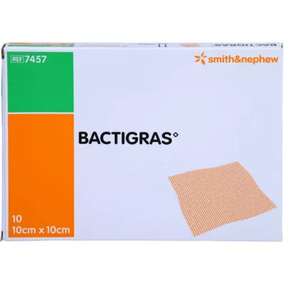 BACTIGRAS antiseptiline parafiinimass 10x10 cm, 10 tk