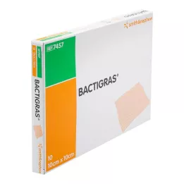 BACTIGRAS antiseptiline parafiinimass 10x10 cm, 10 tk