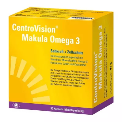 CENTROVISION Macula Omega-3 kapslid, 90 kapslit