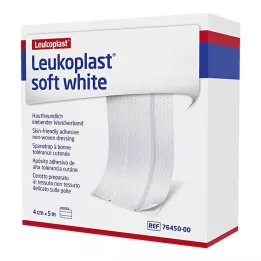 LEUKOPLAST pehme valge kips 4 cmx5 m rull, 1 tk