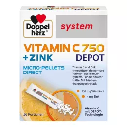 DOPPELHERZ C-vitamiini 750 Depot süsteemi tabletid, 20 tk