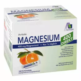 MAGNESIUM 400 otsest apelsinipulbrit, 100X2,1 g