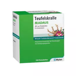 TEUFELSKRALLE MADAUS Õhukese polümeerikattega tabletid, 100 tk