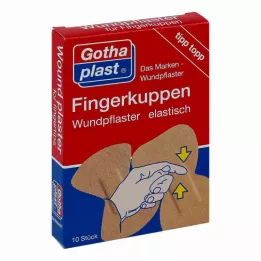GOTHAPLAST Elastiline sõrmeotsa haavaplaaster, 2 suurust, 10 tk