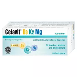 CEFAVIT D3 K2 Mg 4000 I.U. kõvakapslid, 60 tk