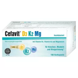 CEFAVIT D3 K2 Mg 7000 I.U. kõvakapslid, 100 tk