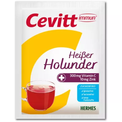CEVITT immune hot elderberry suhkruta graanulid, 14 tk