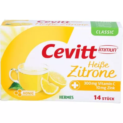 CEVITT immune hot lemon classic graanulid, 14 tk