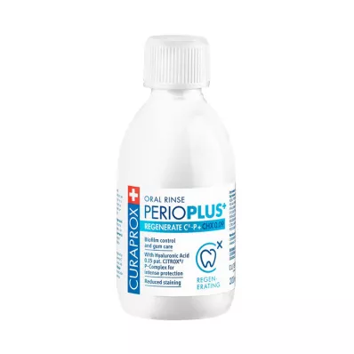 CURAPROX perio Plus+ Regenerate suuvesi.CHX 0,09%, 200 ml