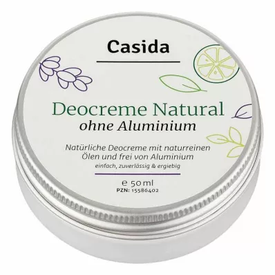 DEO CREME ilma alumiiniumita naturaalne, 50 ml