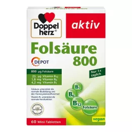 DOPPELHERZ Foolhappe 800 depootablett, 60 tk