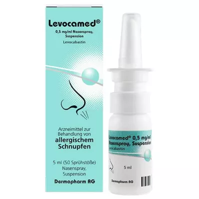 Levocamed 0,5 mg / ml ninasprei suspensioon, 5 ml
