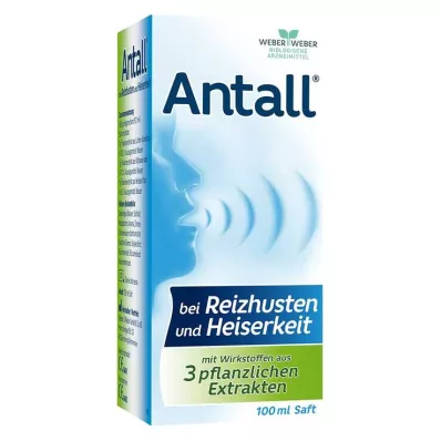Antall kuiva köha ja häälekäheduse mahl, 100 ml