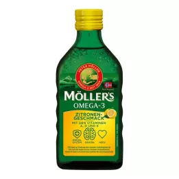 MÖLLERS Omega-3 sidrunimaitseline õli, 250 ml