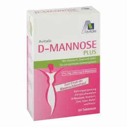 D-MANNOSE PLUS 2000 mg Tabl.w.Vit.u.Mineralstof., 60 tk