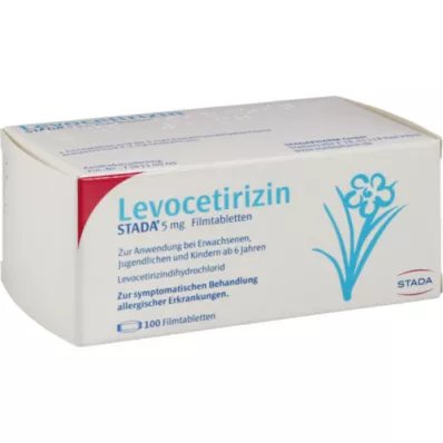 LEVOCETIRIZIN STADA 5 mg õhukese polümeerikattega tabletid, 100 tk