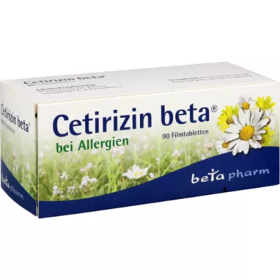 CETIRIZIN beeta-kilekattega tabletid, 90 tk