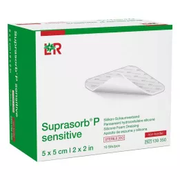 SUPRASORB P tundlik PU-Foam v.non-bor.5x5cm, 10 tk
