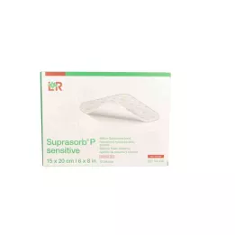 SUPRASORB P tundlik PU-Vaht v.non-bor.15x20cm, 10 tk