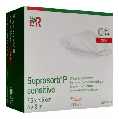 SUPRASORB P tundlik PU-vahtpolster 7.5x7.5cm, 10 tk