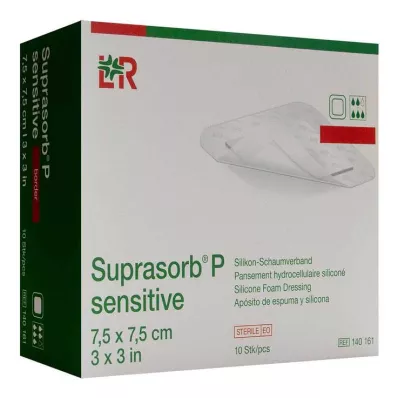 Suprasorb P tundlik PU-Schaumv.bor.lite 7,5x7,5, 10 tk