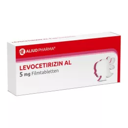 LEVOCETIRIZIN AL 5 mg õhukese polümeerikattega tabletid, 50 tk